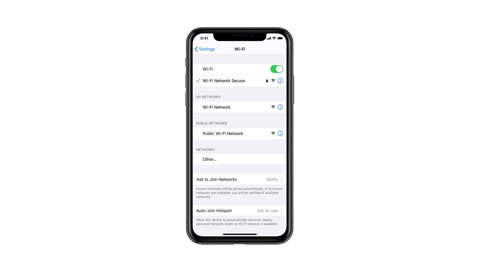 Kaip bendrinti "Wi-Fi" slaptažodį iš iPhone į iPhone