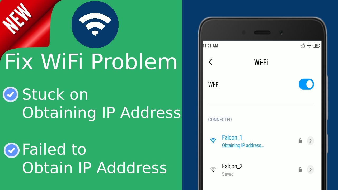Fast: WiFi fick inte tag på IP-adress i Android