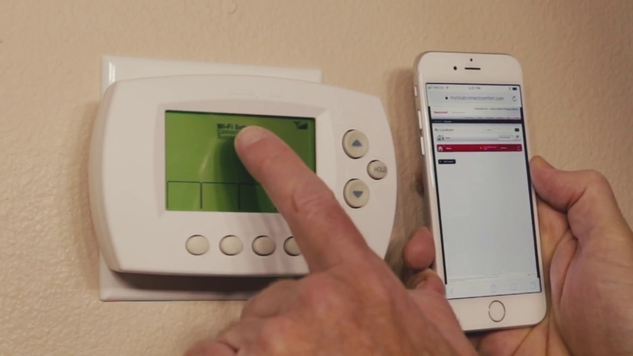 Honeywell Thermostat mit WiFi verbinden