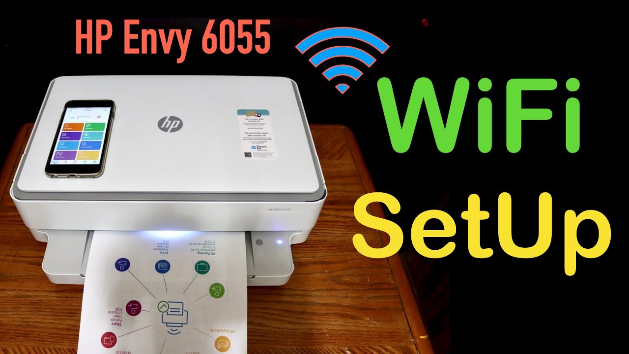 როგორ დააკავშიროთ HP Envy 6055 WiFi-ს - სრული დაყენება