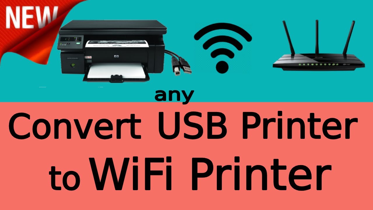 როგორ გადაიყვანოთ USB პრინტერი Wifi პრინტერად