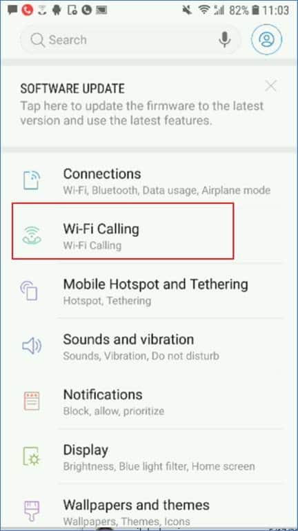 Como desactivar as chamadas WiFi