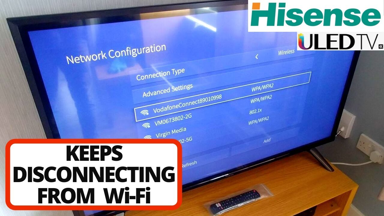 Kiel ripari Hisense TV kiu ne Konektos al WiFi