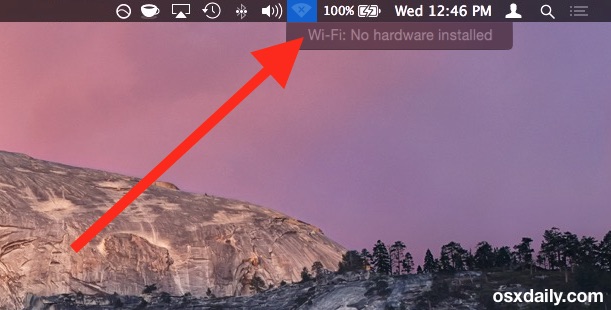 Mac OS kļūda "Wi-Fi: nav instalēta aparatūra" - vienkāršs labojums