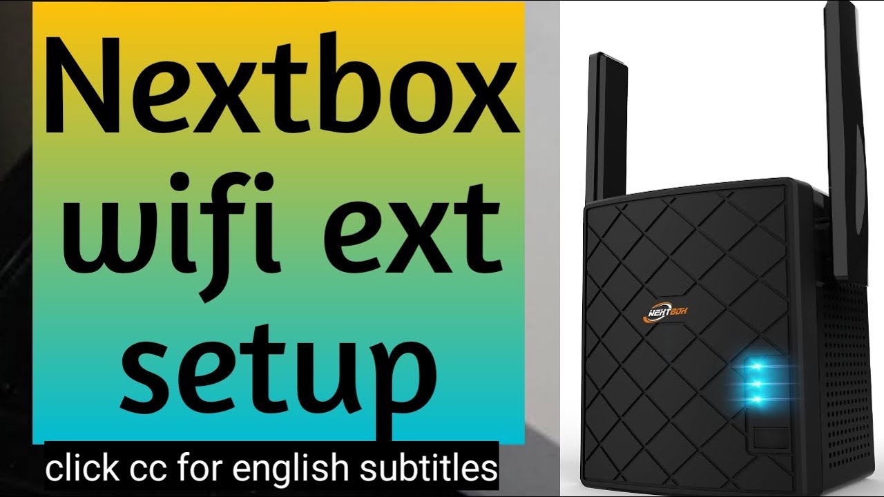 "Nextbox Wifi Extender" sąranka: žingsnis po žingsnio vadovas