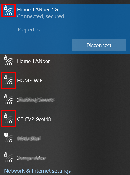 როგორ შევამოწმოთ WiFi სიგნალის სიძლიერე Windows 10-ში